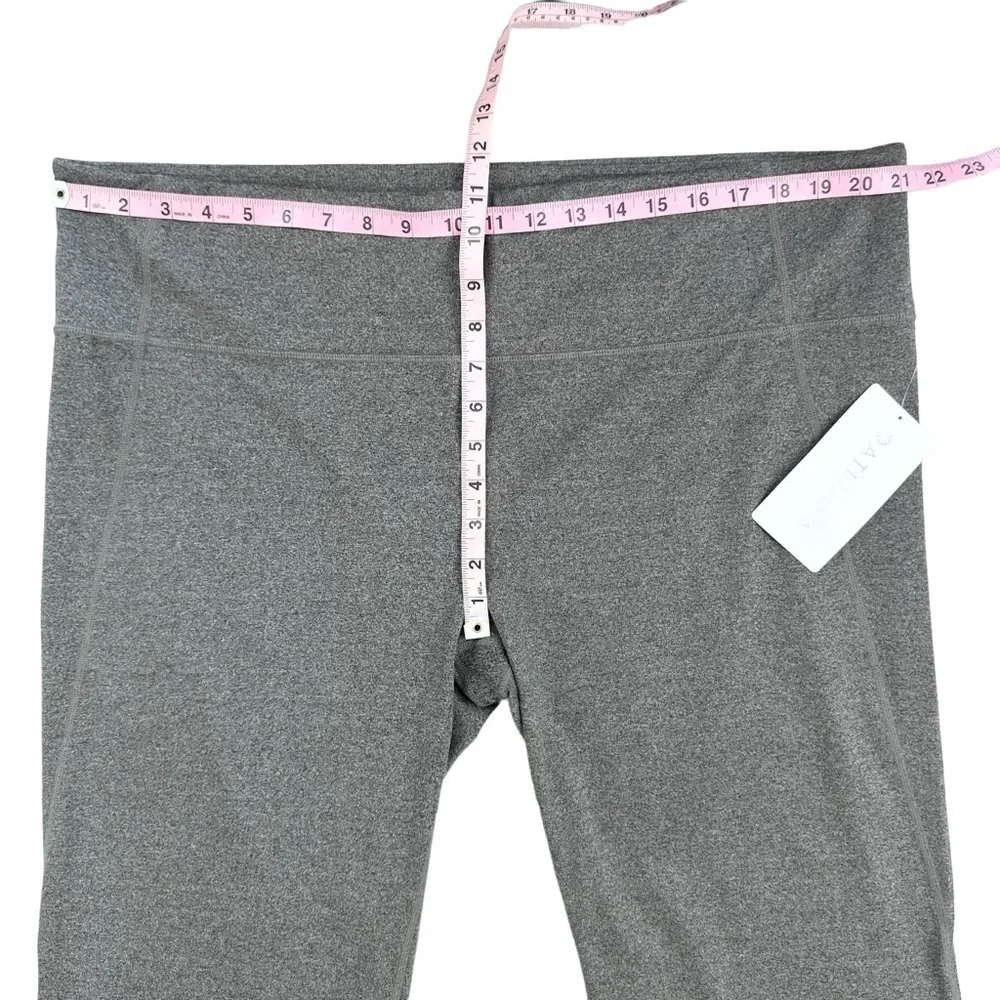 NWT gray Athleta Powervita Straight Leg Pant activewear athleisure yoga 2X plus